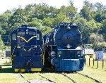 C&O 5828 and C&O 614